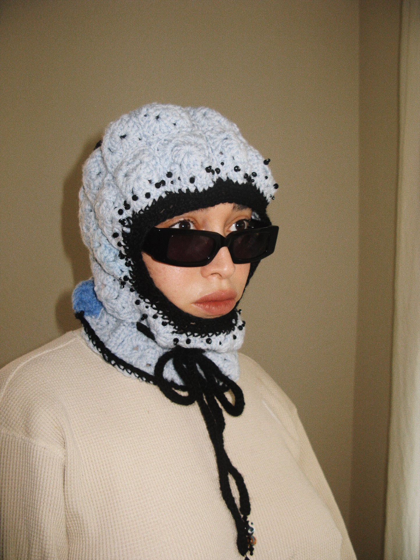 BABY BLUE YIN BALACLAVA