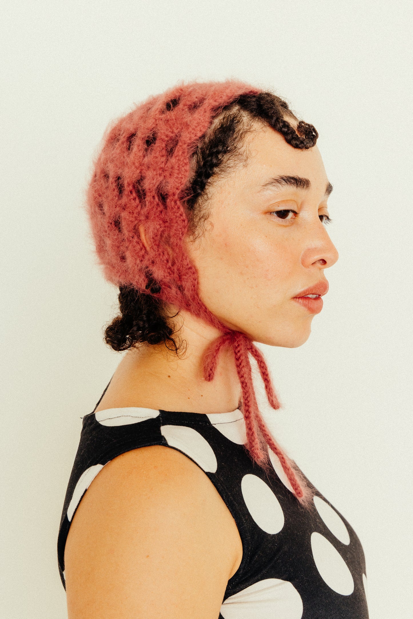 ANGORA CROCHET CAP