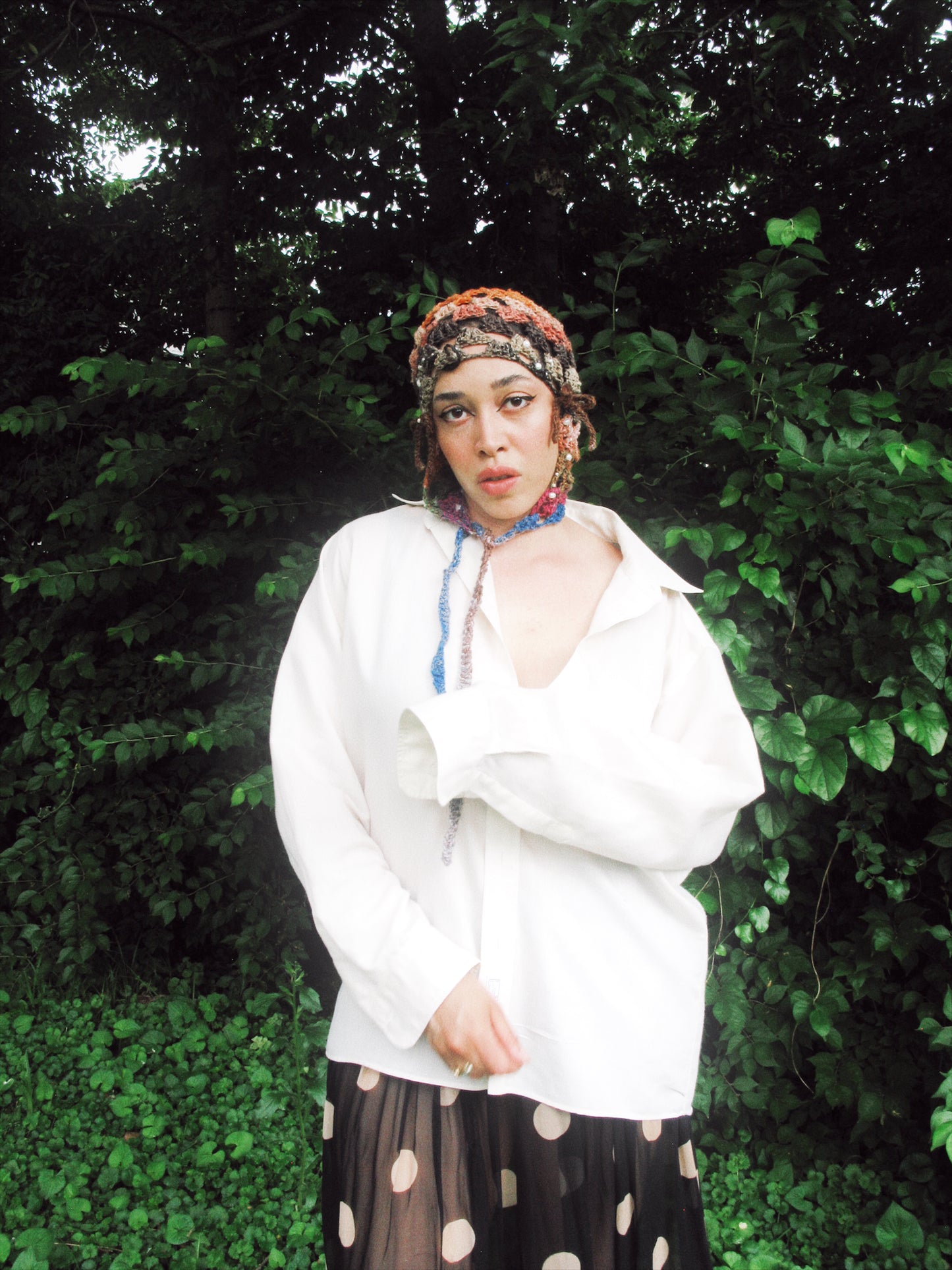 FOREST SILK WOOL BONNET