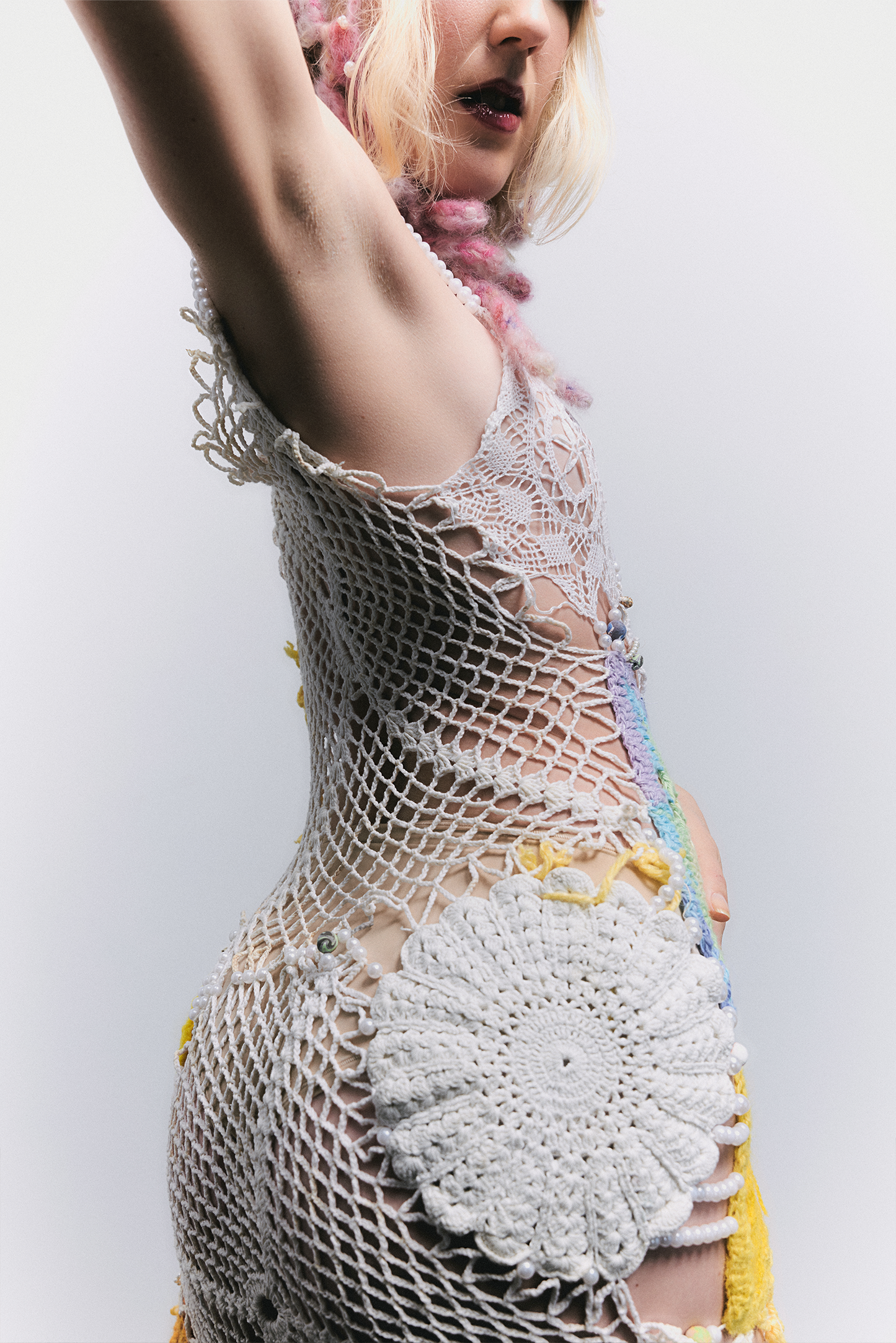BEADED DOILY DRESS