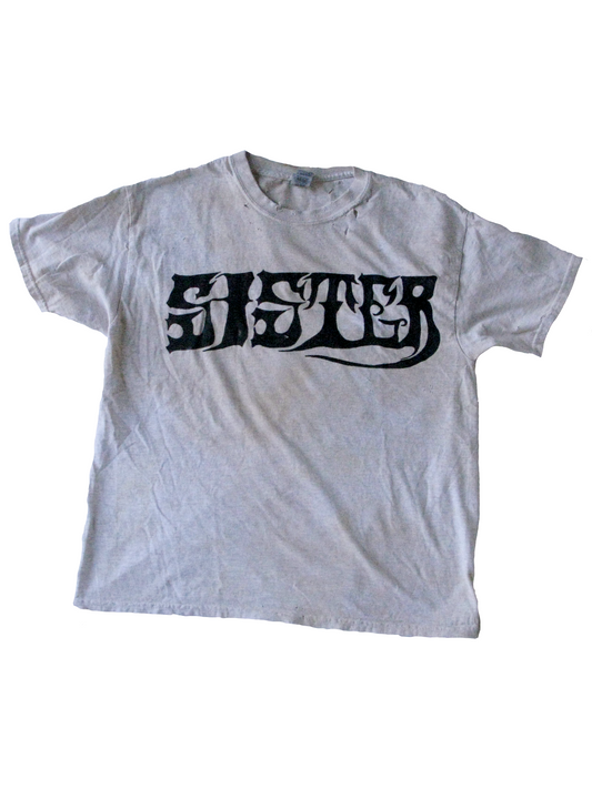 HANDPAINTED SISTER TEE (Distressed)