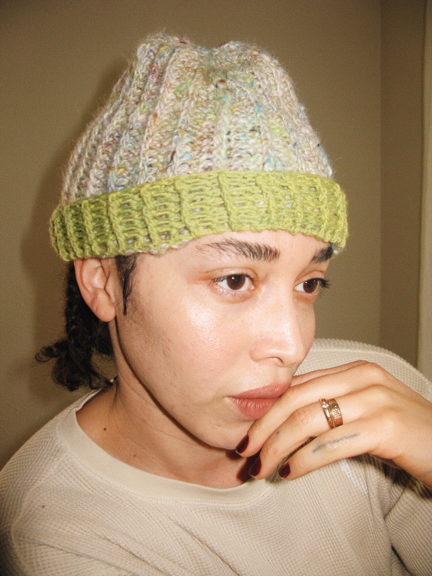 SHERBERT SILK WOOL BEANIE