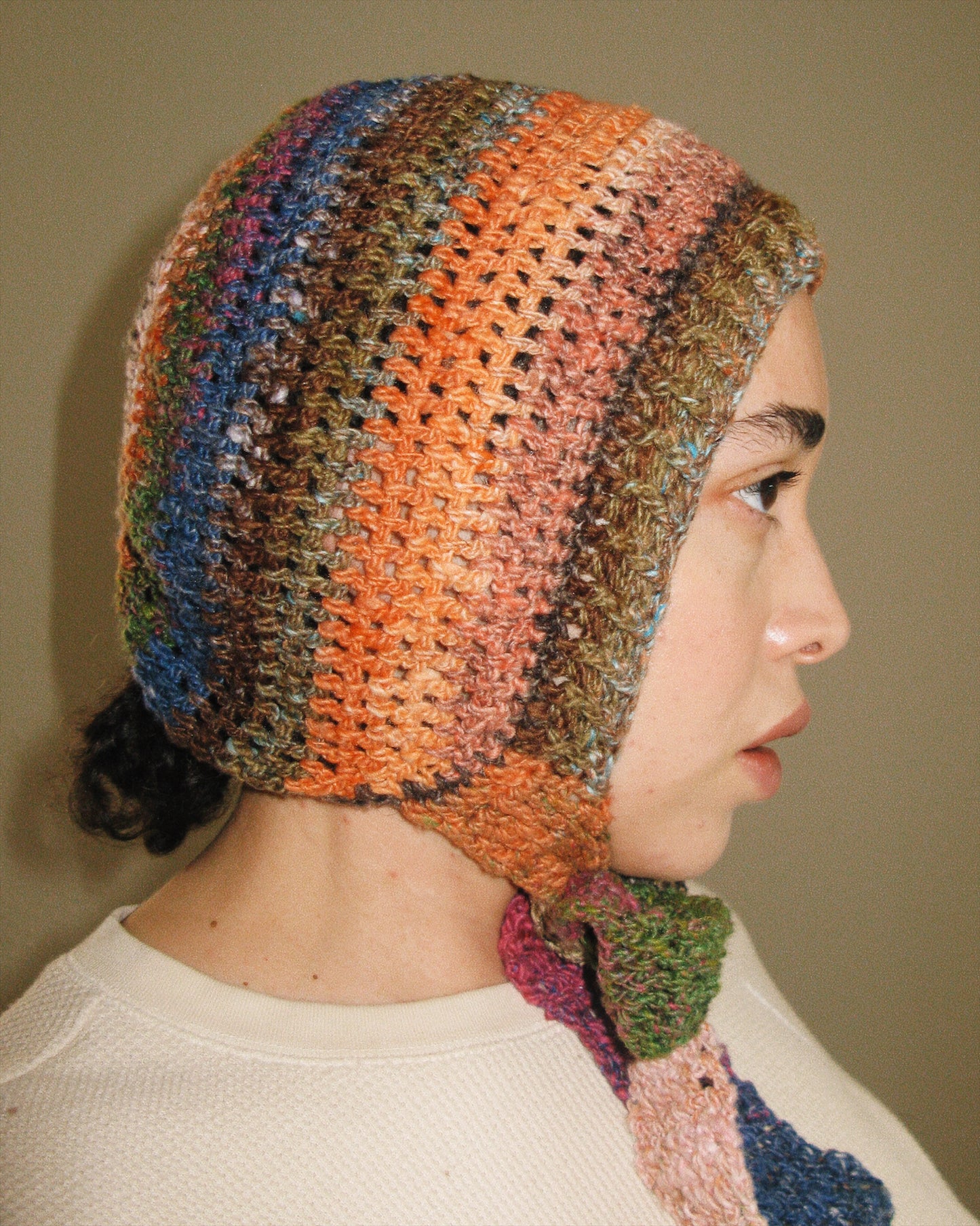 FOREST SILK WOOL CAP BONNET