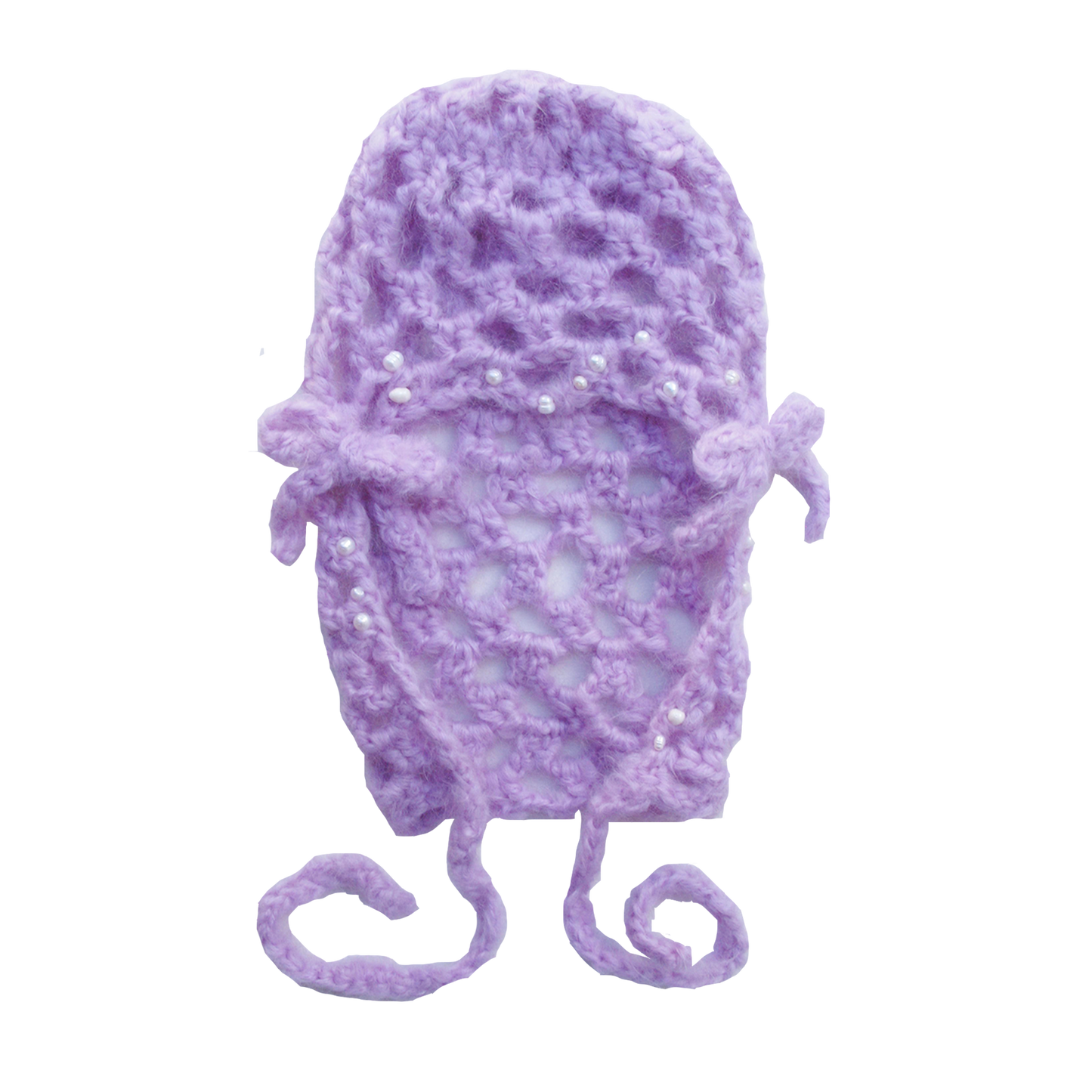 LAVENDER HAZE MOHAIR BONNET