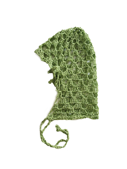 LIME COTTON BONNET ✶⋆.˚
