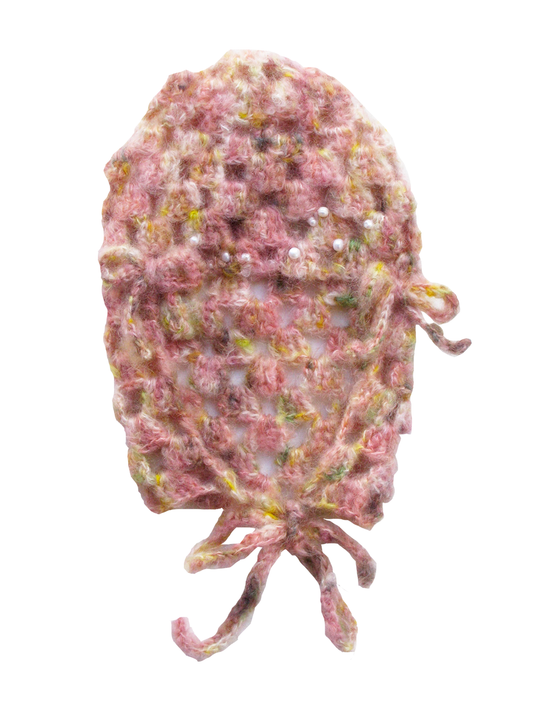 MOHAIR FAIRY PEARL BONNET