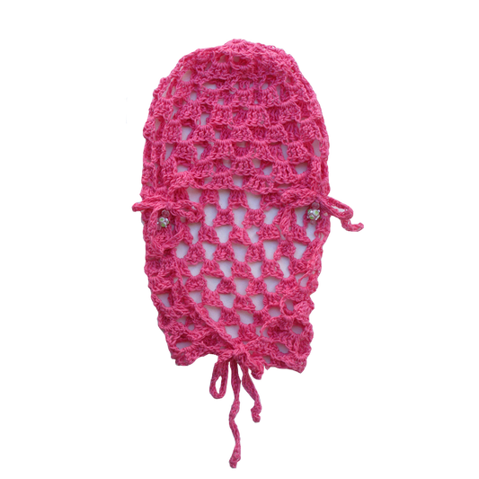 PINK MATTER COTTON BONNET