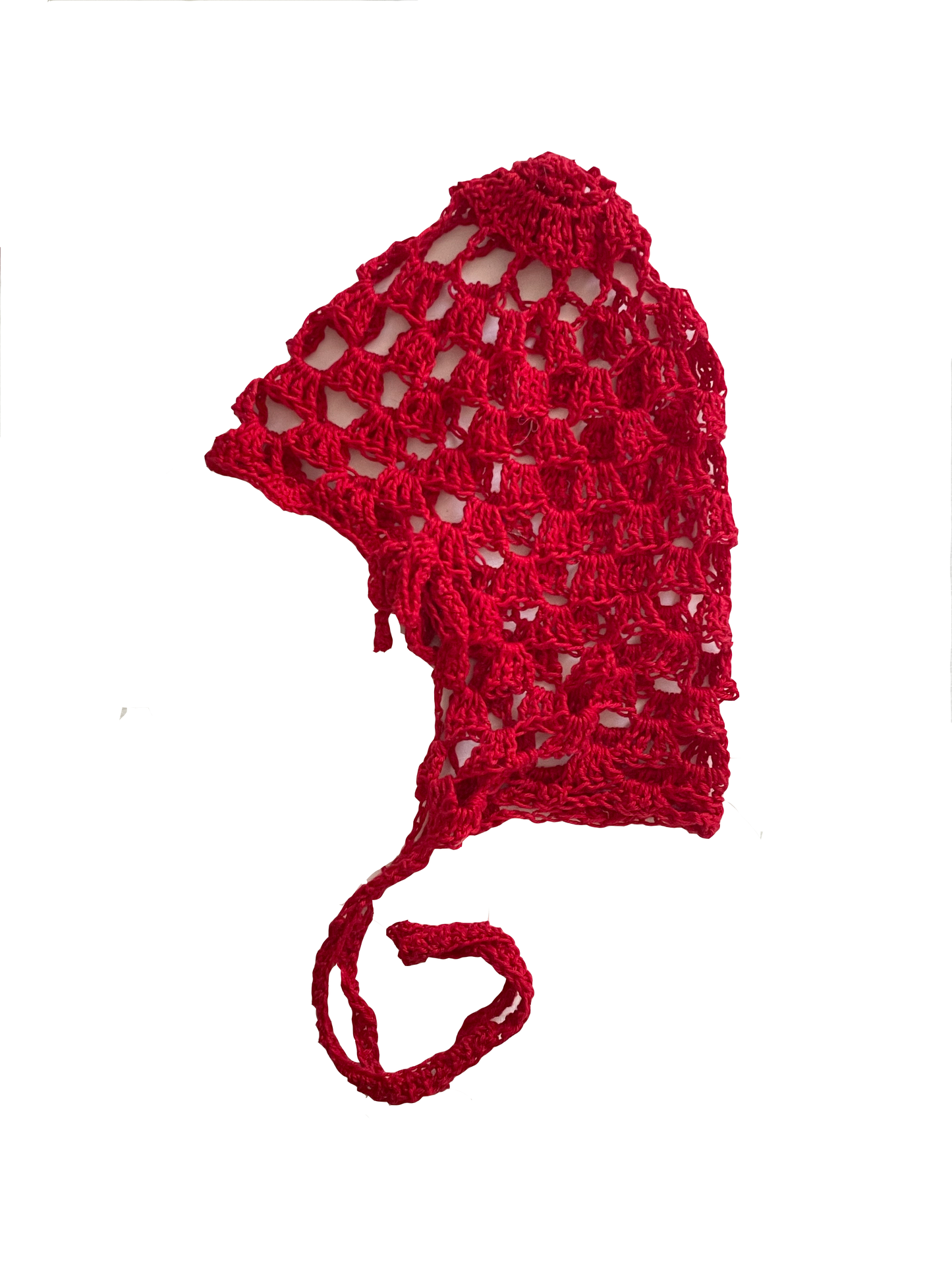 CRIMSON COTTON BONNET
