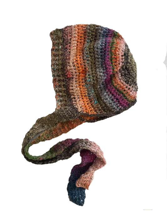 FOREST SILK WOOL CAP BONNET