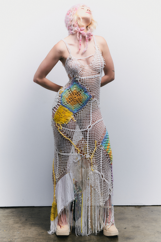 BEADED DOILY DRESS