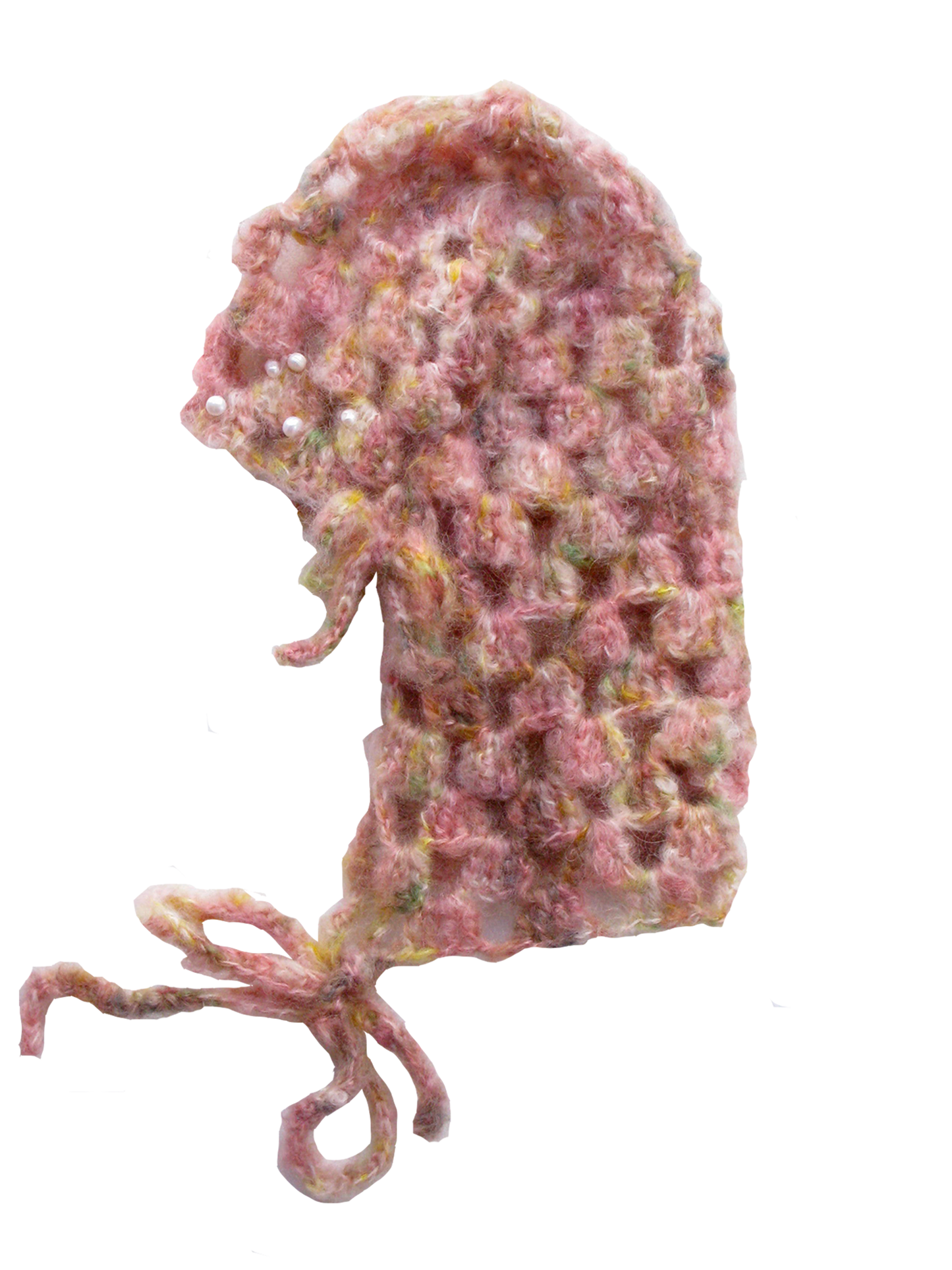 MOHAIR FAIRY PEARL BONNET